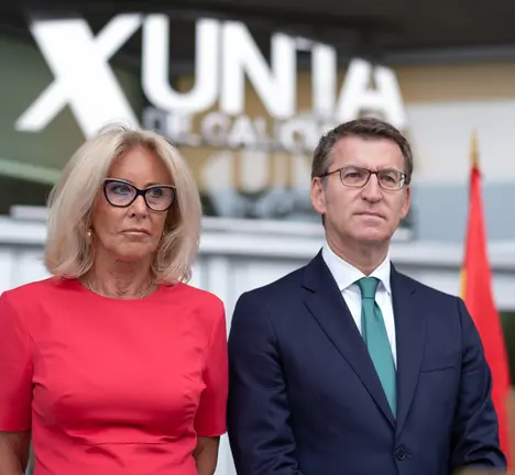 O presidente da Xunta, Alberto N&uacute;&ntilde;ez Feij&oacute;o, acompa&ntilde;ado polo vicepresidente da Xunta, Alfonso Rueda, preside a toma de posesi&oacute;n da nova delegada territorial en Vigo, Corina Porro. Delegaci&oacute;n Territorial da Xunta de Galicia en Vigo, 15/07/19