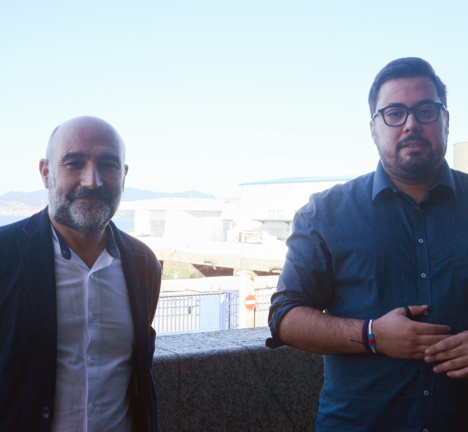 N&eacute;stor Rego e Xabier P. Igrexas