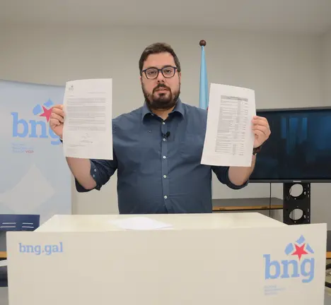 Xabier P. Igrexas presenta a carta dirixida a Abel Caballero e as emendas do BNG
