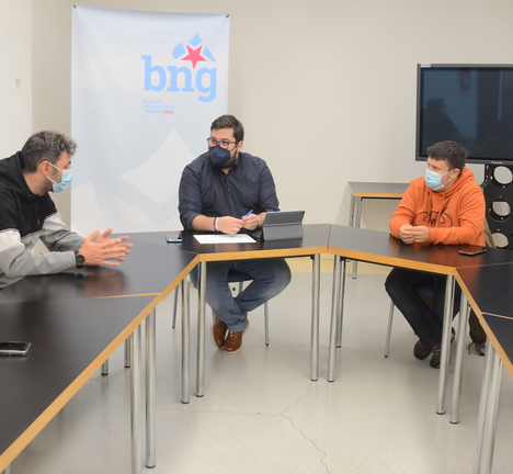 Reuni&oacute;n do portavoz municipal do BNG de Vigo co Comit&eacute; de Empresa de Vitrasa