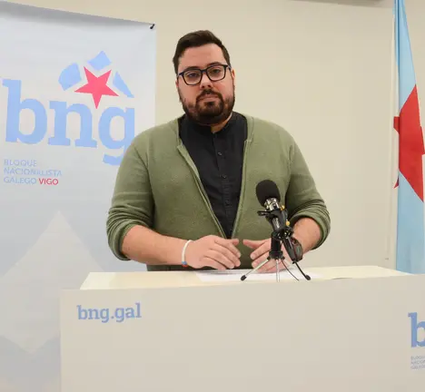 Xabier P. Igrexas, concelleiro do BNG en Vigo