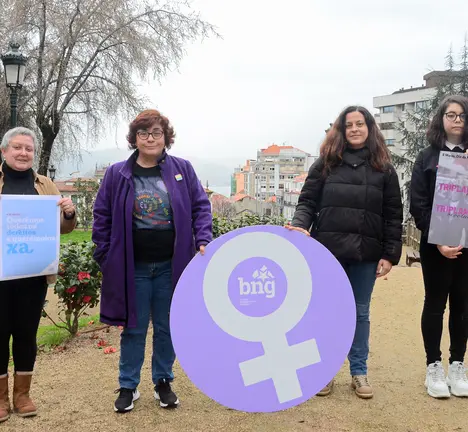 Campa&ntilde;a do BNG polo 8 de marzo en Vigo