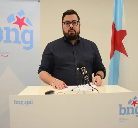 Xabier P. Igrexas, concelleiro do BNG en Vigo