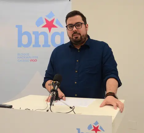 Xabier P. Igrexas, concelleiro do BNG en Vigo