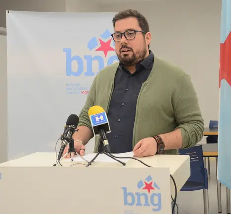 Xabier P. Igrexas, concelleiro e candidato do BNG de Vigo