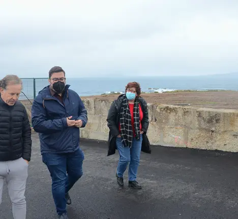 Visita do BNG Vigo &aacute; localizaci&oacute;n da nova urbanizaci&oacute;n en Cabo Estai