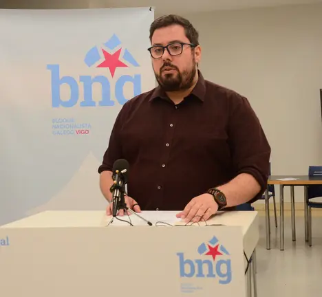 O concelleiro e candidato do BNG &aacute; alcald&iacute;a de Vigo, Xabier P. Igrexas