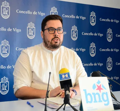 Xabier P. Igrexas, portavoz municipal do BNG de Vigo