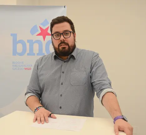 Xabier P. Igrexas, concelleiro do BNG en Vigo