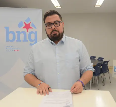 Xabier P. Igrexas, concelleiro do BNG en Vigo