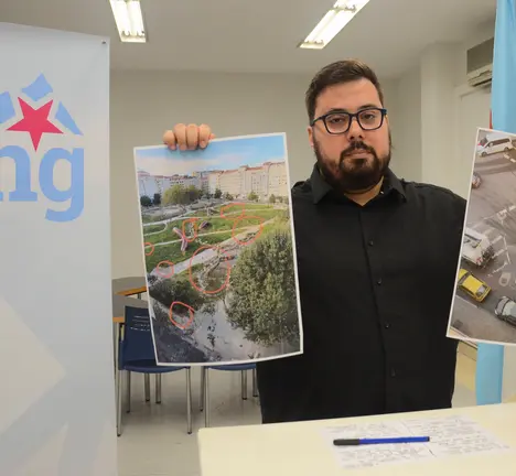 Xabier P Igrexas, concelleiro do BNG en Vigo
