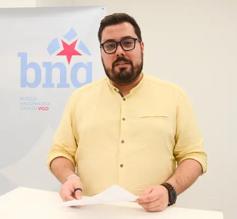 Xabier P. Igrexas, concelleiro e candidato do BNG &aacute; Alcald&iacute;a de Vigo