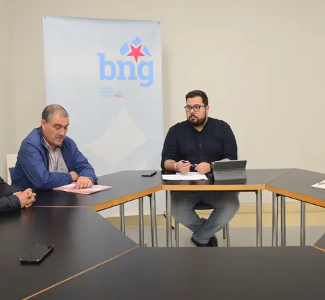 Reuni&oacute;n do BNG de Vigo con representantes sindicais de Blavice