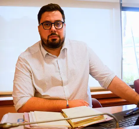 Xabier P. Igrexas, concelleiro e candidato do BNG de Vigo
