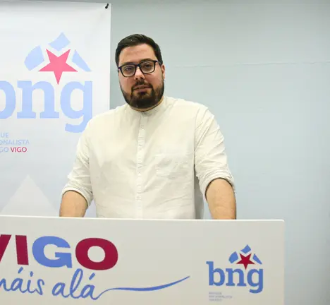 Xabier P. Igrexas, concelleiro e candidato do BNG &aacute; alcald&iacute;a de Vigo