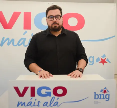 Xabier P. Igrexas, concelleiro e candidato do BNG &aacute; alcald&iacute;a de Vigo