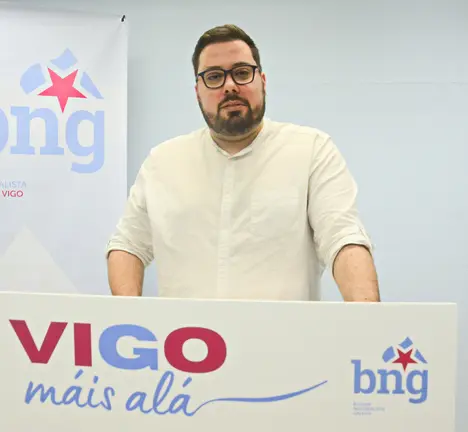 Xabier P. Igrexas, concelleiro e candidato do BNG de Vigo