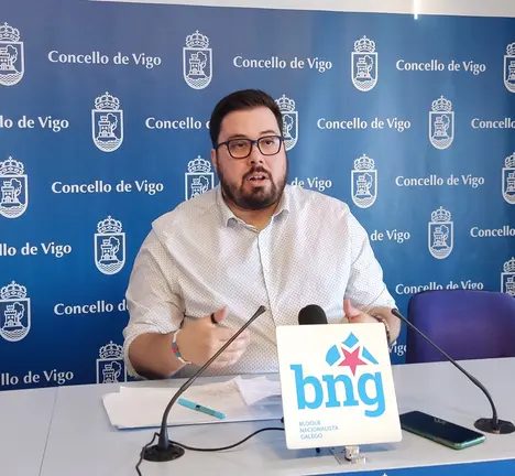 Xabier P. Igrexas, portavoz municipal do BNG de Vigo