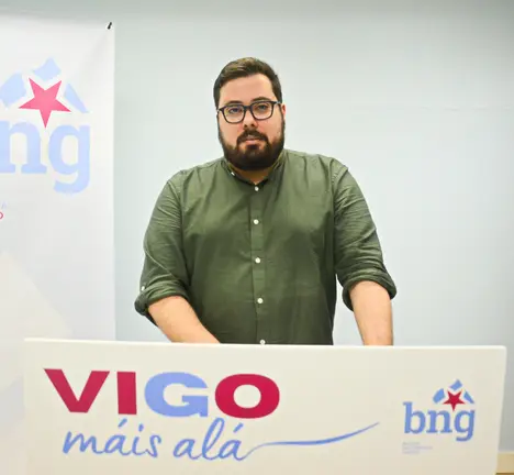 Xabier P. Igrexas, concelleiro e candidato do BNG de Vigo