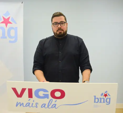 Xabier P. Igrexas, concelleiro e candidato do BNG de Vigo