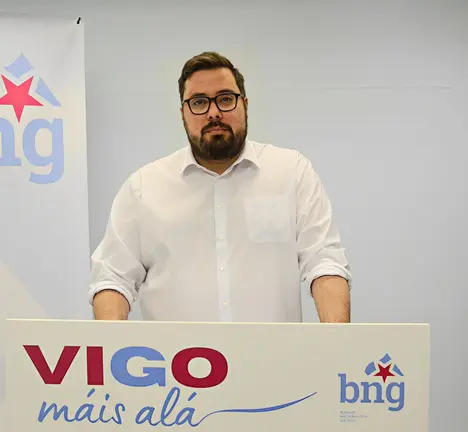 Xabier P. Igrexas, portavoz municipal do BNG Vigo