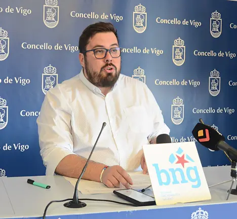 Xabier P. Igrexas, portavoz municipal do BNG de Vigo