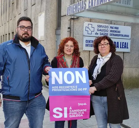 Xabier P. Igrexas, Montse Prado e Carmela Gonz&aacute;lez
