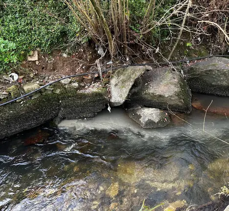 Verteduras no Lagares, en Cabral, documentadas o 16 febreiro de 2023