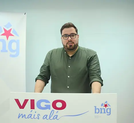 Xabier P. Igrexas, portavoz municipal do BNG de Vigo
