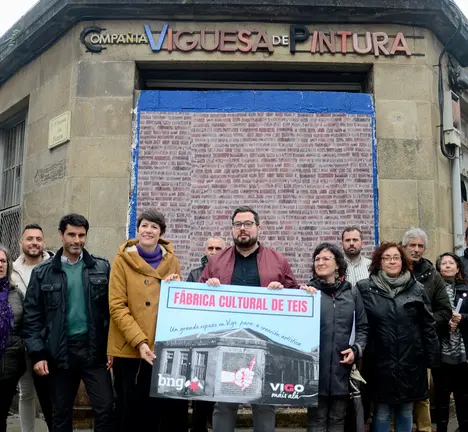Presentaci&oacute;n do proxecto 'F&aacute;brica Cultural Teis' do BNG de Vigo