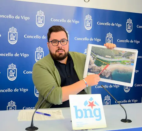 Xabier P. Igrexas, portavoz municipal do BNG de Vigo