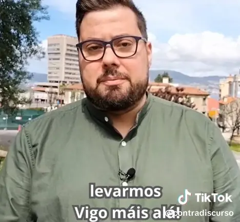 Xabier P. Igrexas, concelleiro e candidato do BNG de Vigo