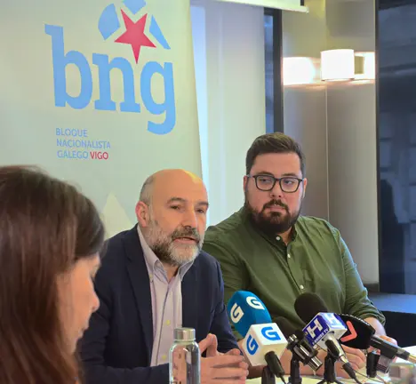 N&eacute;stor Rego e Xabier P. Igrexas en Vigo