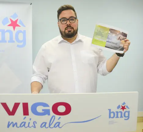 Xabier P. Igrexas, candidato do BNG &aacute; Alcald&iacute;a de Vigo