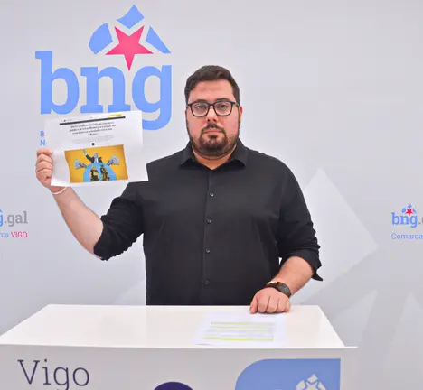 Xabier P. Igrexas, concelleiro e portavoz do BNG de Vigo