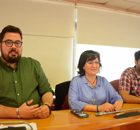 Xabier P. Igrexas, Ana Mart&iacute;nez e Filipe Abalde, Grupo Municipal do BNG de Vigo, no Pleno
