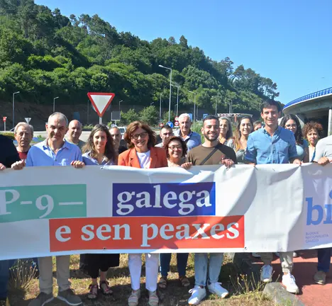 Acci&oacute;n reivindicativa do BNG sobre a AP9