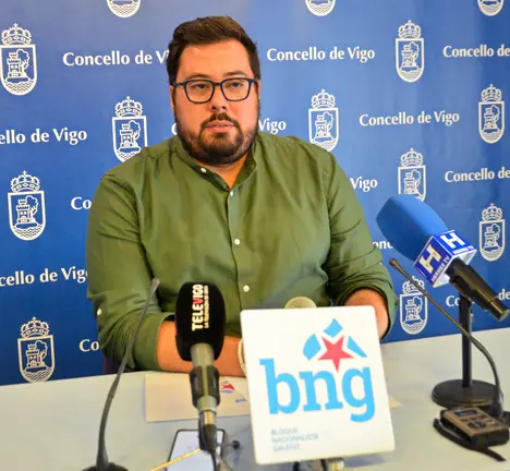 Xabier P. Igrexas, portavoz municipal do BNG de Vigo
