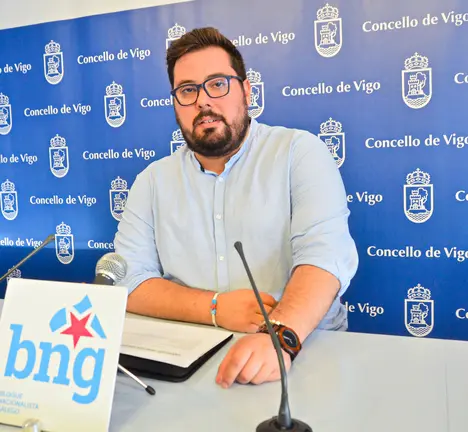Xabier P. Igrexas, portavoz municipal do BNG de Vigo