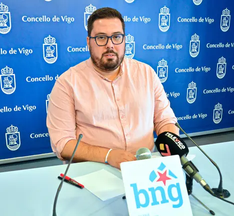 O portavoz municipal do BNG Vigo, Xabier P. Igrexas.