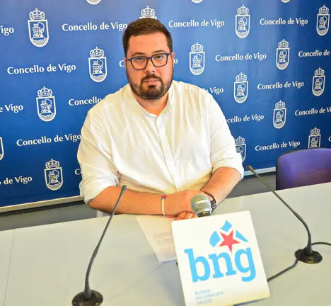 Xabier P. Igrexas, portavoz municipal do BNG de Vigo