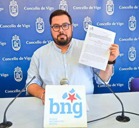 Xabier P. Igrexas, portavoz municipa do BNG de Vigo