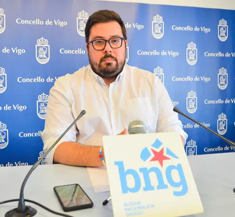 Xabier P. Igrexas, portavoz Municipal do BNG Vigo