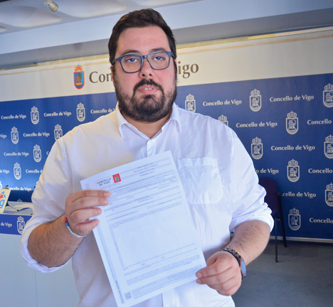Xabier P. Igrexas, portavoz municipal do BNG de Vigo