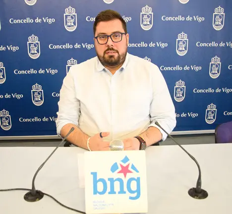 Xabier P. Igrexas, portavoz municipal do BNG de Vigo