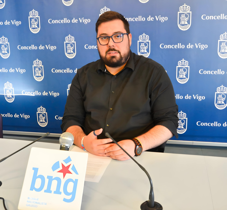 Xabier P. Igrexas, portavoz municipal do BNG de Vigo
