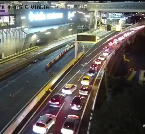 Atasco nos accesos de Vigo o pasado venres 1 de decembro