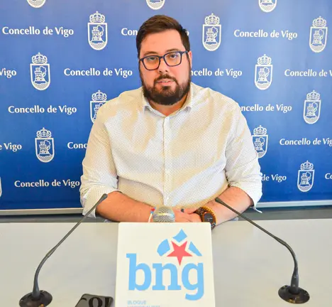 Xabier P. Igrexas, portavoz municipal do BNG de Vigo