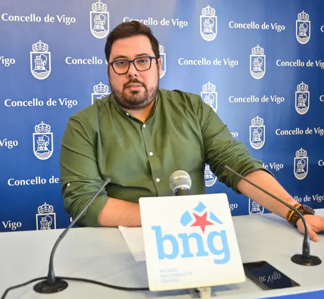 Xabier P. Igrexas, portavoz municipal do BNG de Vigo