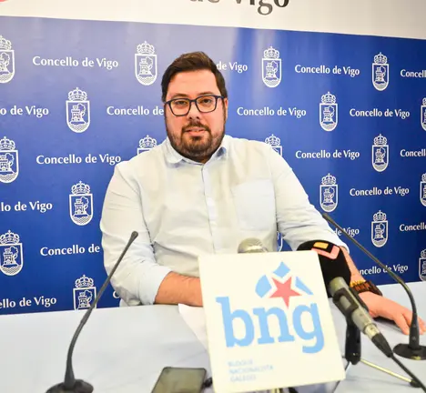 Xabier P. Igrexas, portavoz municipal do BNG de Vigo